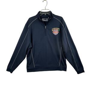 Cutter and Buck 1/4 Zip Pullover Shirt Sz L Notre Dame 2013 BCS National Champ